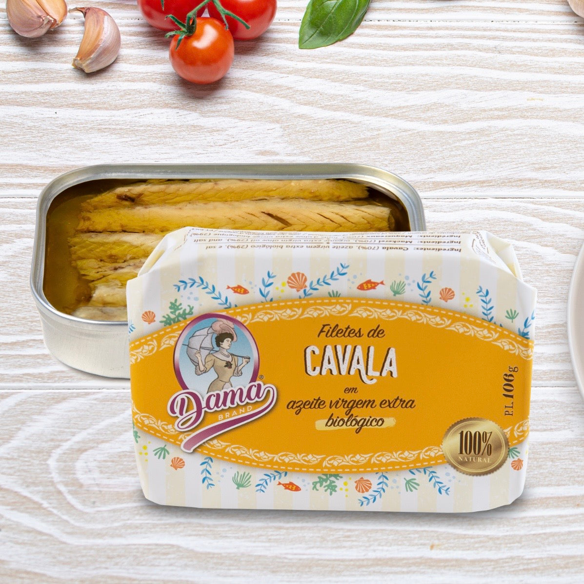 Makrellifilee orgaanilises ekstra neitsioliiviõlis (BIO) | Dama