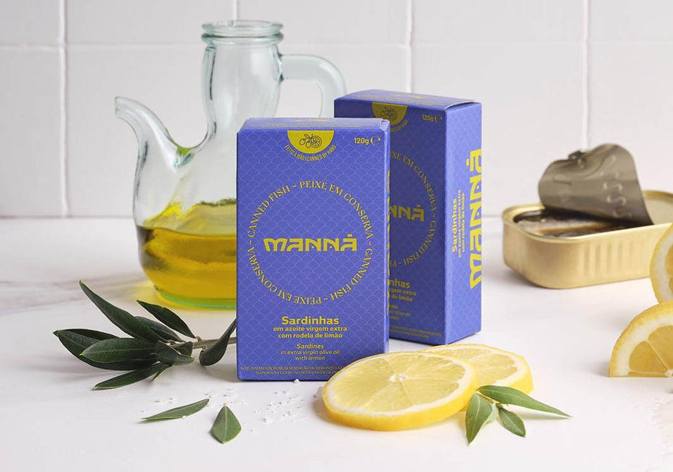 Sardiinid ekstra neitsioliiviõlis sidruniga | Manná