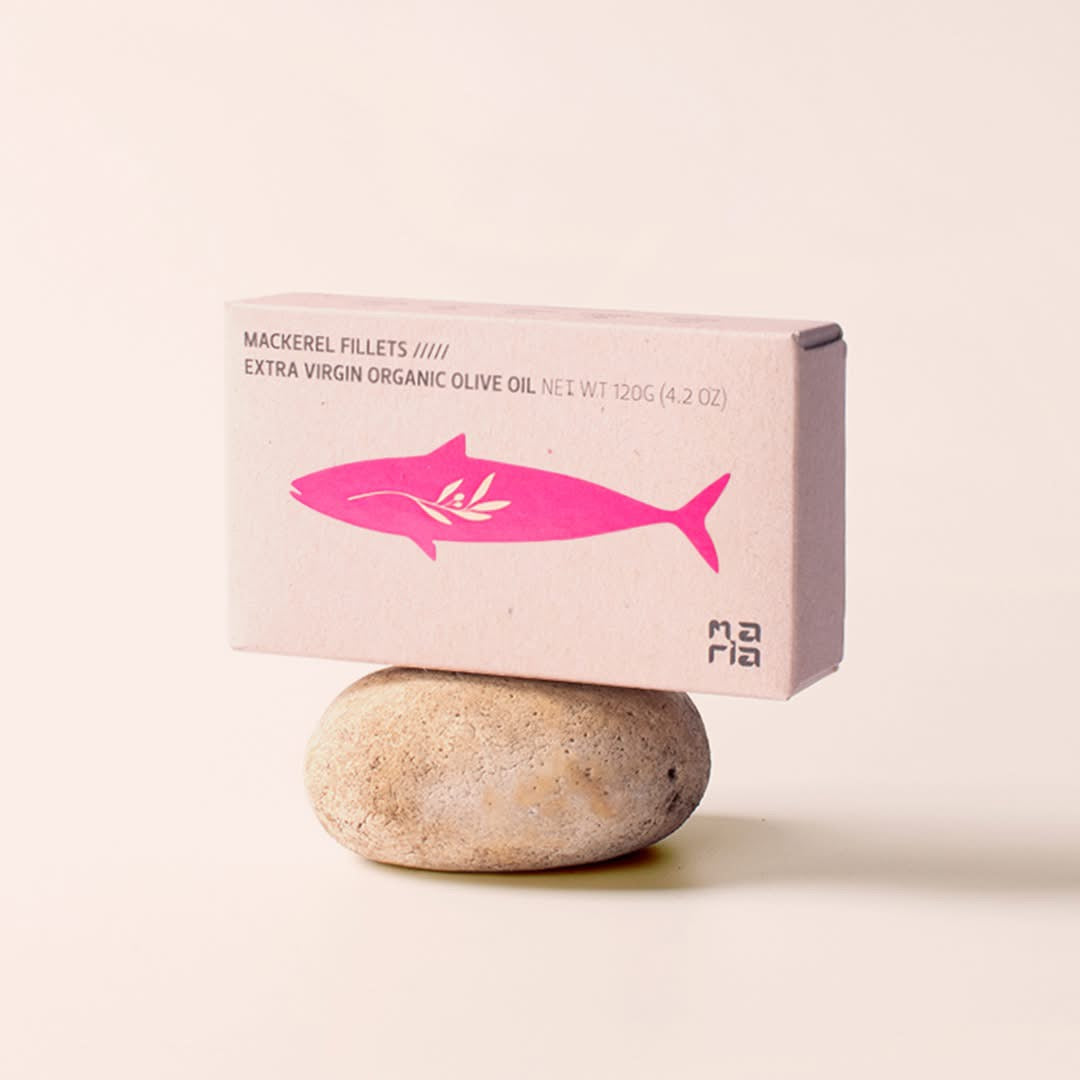 Skumbrės filė ekologiškame pirmo spaudimo alyvuogių aliejuje (BIO) | Maria Organic