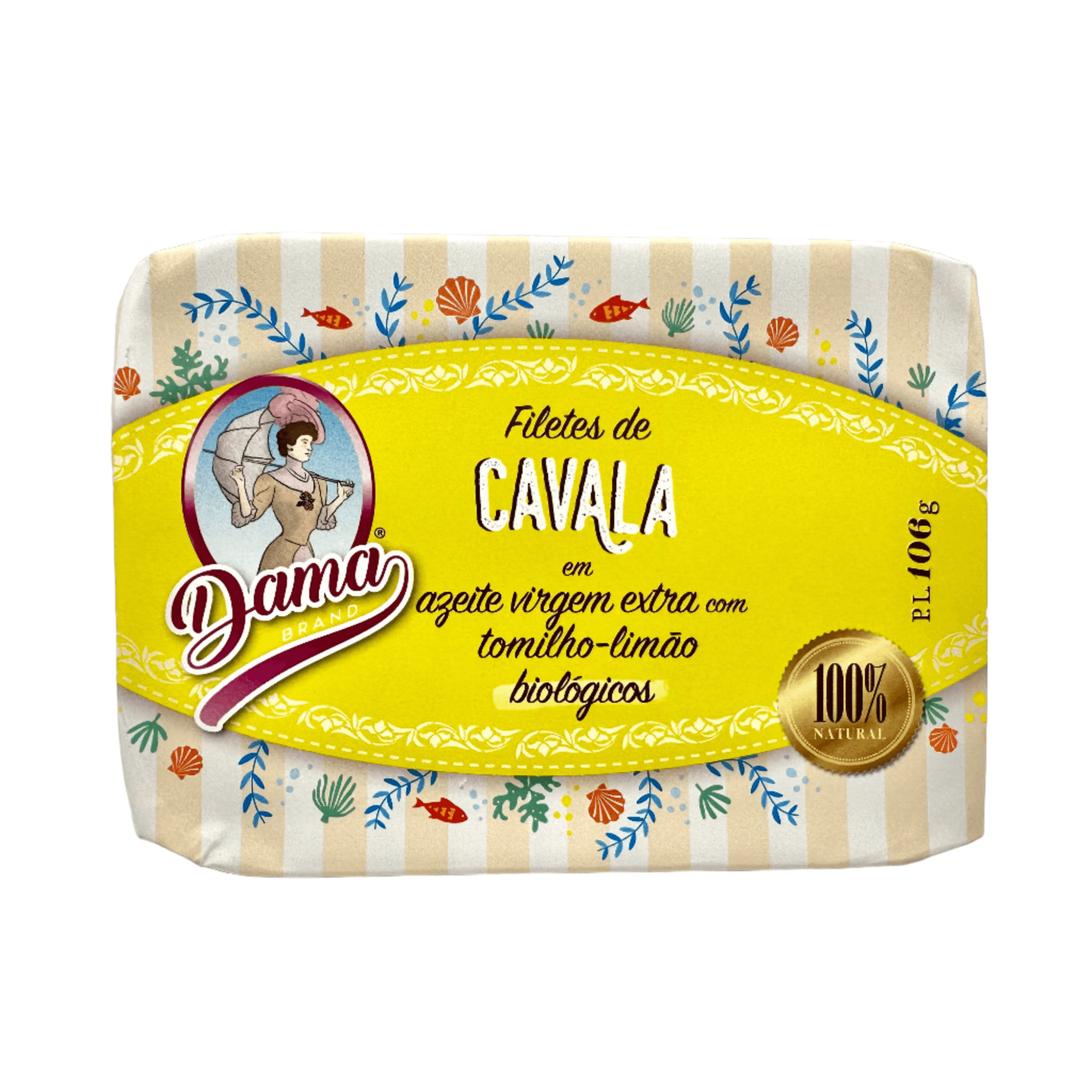 Makrellifilee ökoloogilises ekstra neitsioliiviõlis tsitruseliste tüümianiga (BIO) | Dama