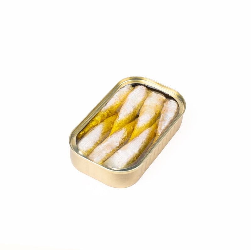 Väikesed sardiinid ökoloogilises esimese külmpressi oliiviõlis koos ökoloogilise tšillipipraga (BIO) | Maria Organic